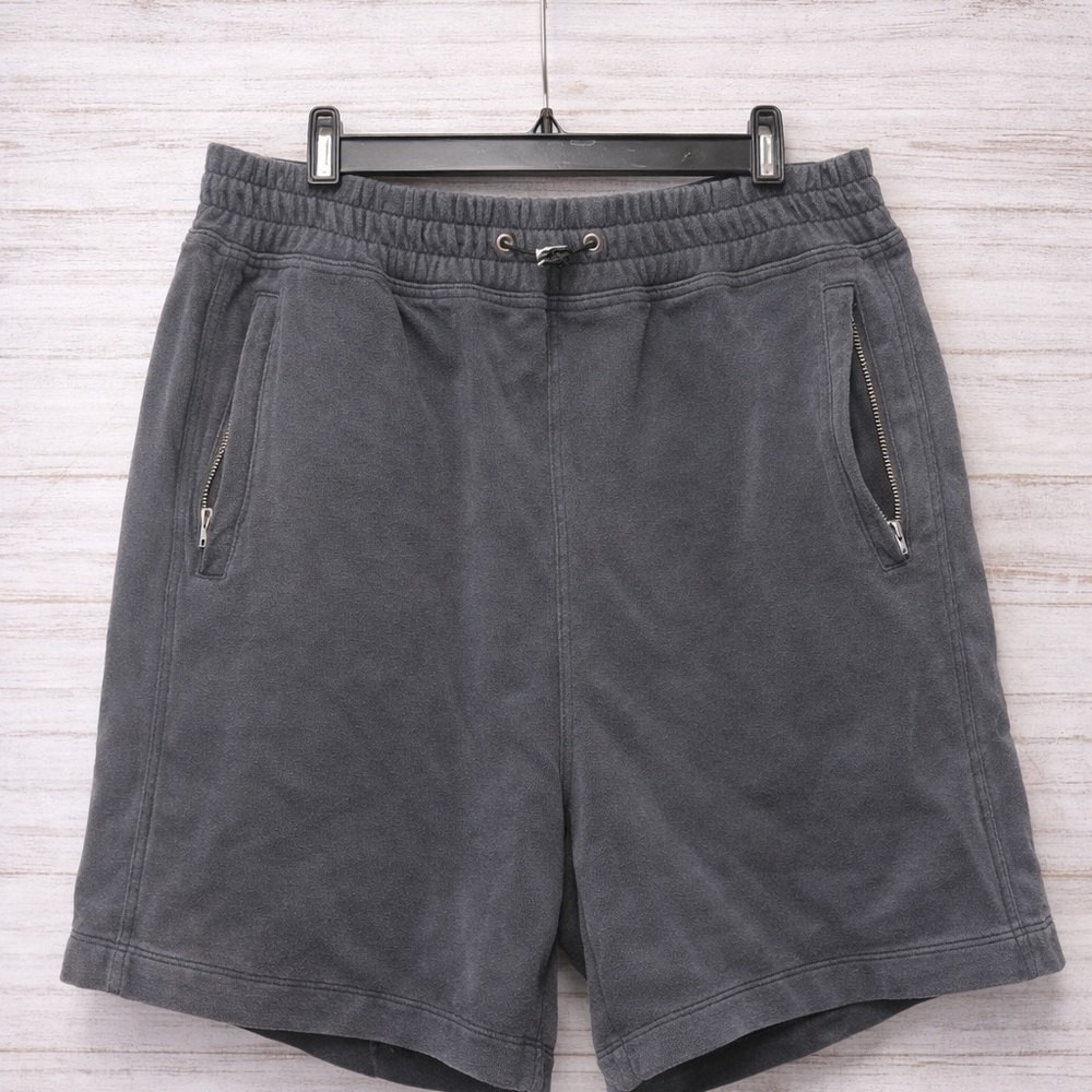 Men's Gray Cotton Shorts